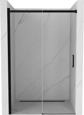 Mexen Sprchové dvere posuvné OMEGA čierne 130 cm