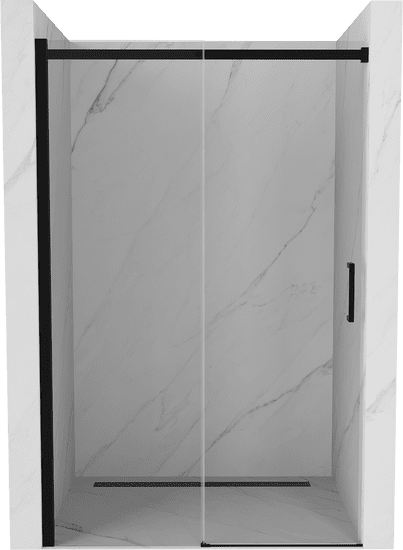 Mexen Sprchové dvere OMEGA čierne 120 cm