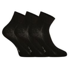 Gino 3PACK ponožky bambusové čierne (82004) - veľkosť M