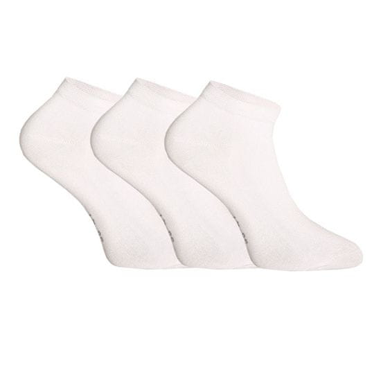 Gino 3PACK ponožky bambusové biele (82005)