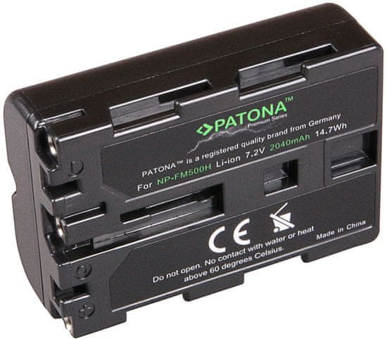 PATONA batérie pro Sony NP-FM500H 2040mAh Li-Ion Premium