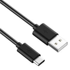 PremiumCord Kábel USB-C/M - USB 2.0 A/M, rýchle nabíjanie prúdom 3A, 3m