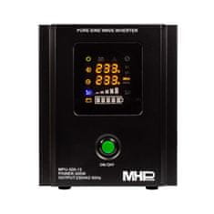 MHpower Záložný zdroj MPU300-12, UPS, 300W, čistá sínus