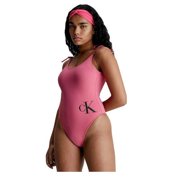 Calvin Klein Dámska sada - jednodielne plavky, čelenka a osuška KW0KW02087-XI1