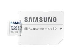 SAMSUNG EVO Plus MicroSDXC 128GB + SD Adaptér / CL10 UHS-I U3 / A2 / V30