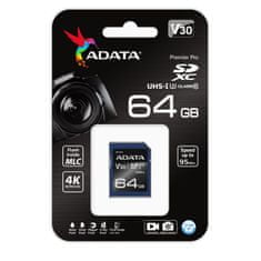A-Data SDXC 64GB UHS-I U3 V30S 95/60MB/s