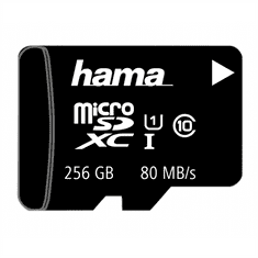 HAMA microSDXC 256 GB Class 10 UHS-I 80 MB/s + Adapter/Mobile