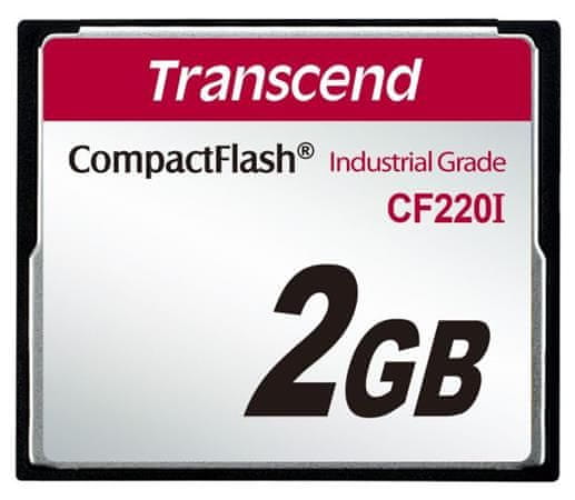 Transcend 2GB INDUSTRIAL TEMP CF220 CF CF (SLC) Fixed disk and UDMA5