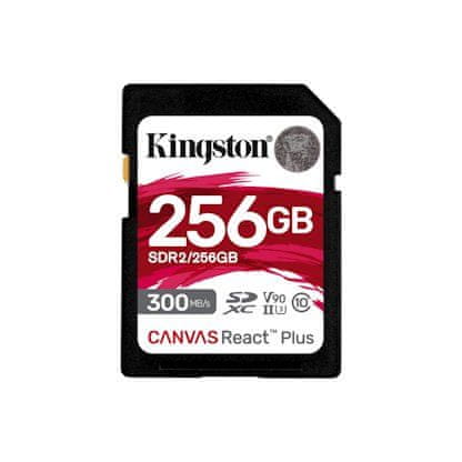 Kingston Canvas React Plus/SDHC/256 GB/300 MBps/UHS-II U3 / Class 10