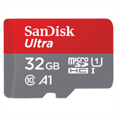 Ultra microSDHC 32GB 120MB/s A1 Class 10 UHS-I, s adaptérom