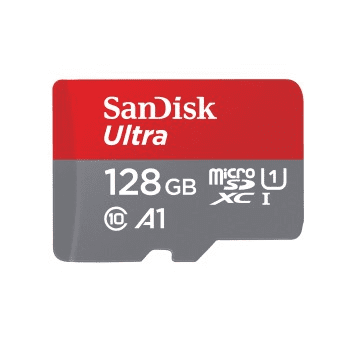 SanDisk Ultra microSDXC 128 GB + SD adaptér 140 MB/s A1 Class 10 UHS-I