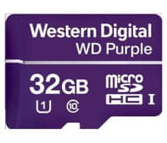 WD MicroSDHC karta 32GB Purple D032G1P0C Class 10, 16TBW