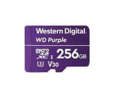 WD MicroSDXC karta 256 GB Purple D256G1P0C Class 10 (R:100/W:60 MB/s)