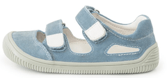 Protetika dětské kožené barefoot sandály Meryl Blue modrá 27