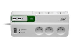 APC Essential SurgeArrest 6 outlets with 5V, 2.4A 2 port USB charger, 230V Slovakia