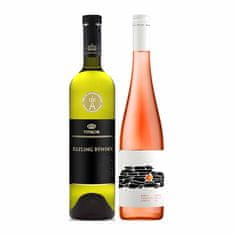 Víno Duo Rizling rýnsky & Cabernet Sauvignon rosé 0,75 l