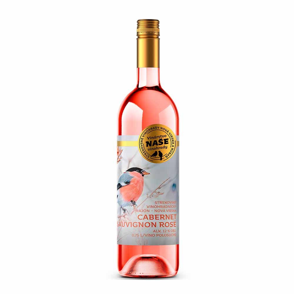 Naše Vinohrady Víno Cabernet Sauvignon rosé 0,75 l