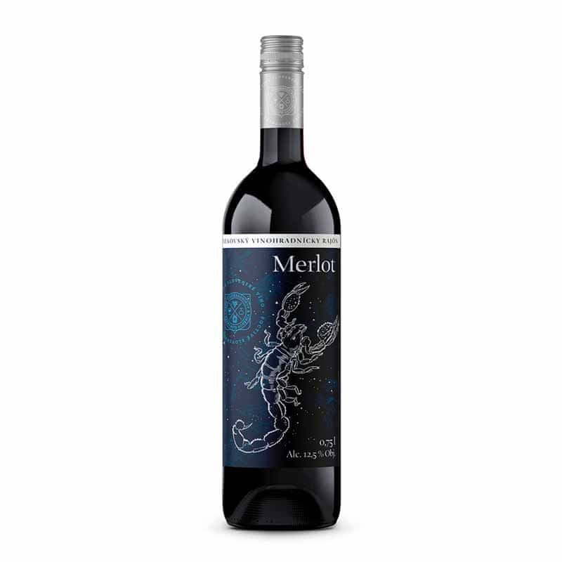 Naše Vinohrady Víno Hviezdne víno Merlot 0,75 l