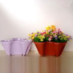 Mormark Vertikálne stohovacie kvetináče (3ks), biela | PLANTUP 