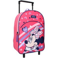 Vadobag Dievčenský cestovný kufor na kolieskach Minnie Mouse - Disney