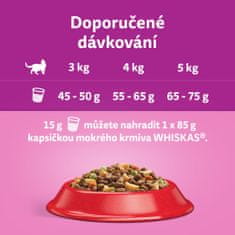 Whiskas granule s hovädzím mäsom 3,8 kg