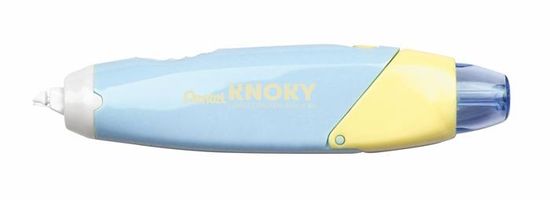 Pentel Korekčná páska "Knoky", modro-žltá, 5 mm x 6 m, znovu plniteľná