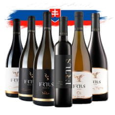Frtus Winery Víno Balíček slovenských vín Frtus Winery – biele, 6 vín 0,75 l