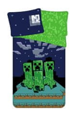 Jerry Fabrics Obliečky bavlna Minecraft Sssleep Tight 140x200, 70x90 cm
