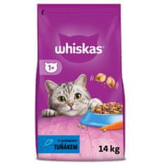 Whiskas granule s tuniakom pre dospelé mačky 14kg