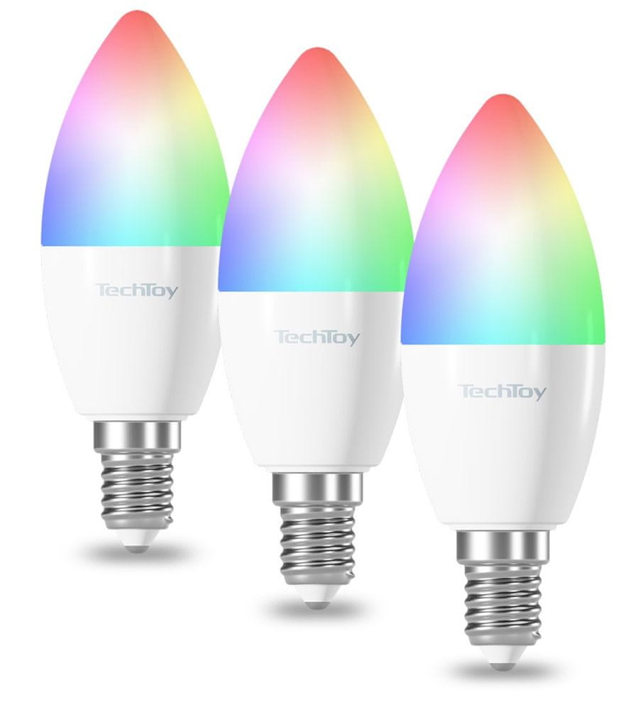 WEBHIDDENBRAND ZigBee Smart Bulb RGB 6W E14 3pcs set
