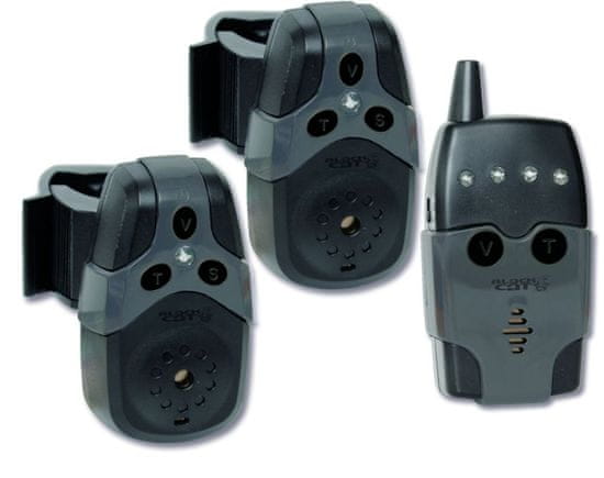 Black Cat Set sumčiarskych vibračných signalizátorů 2 2+1ks