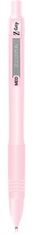 Zebra Guľôčkové pero "Z-Grip Pastel", stláčací mechanizmus, ružové telo pera, 0,27, 91807