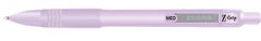 Zebra Guľôčkové pero "Z-Grip Pastel", fialová, 0,27 mm, stláčací mechanizmus, 91808