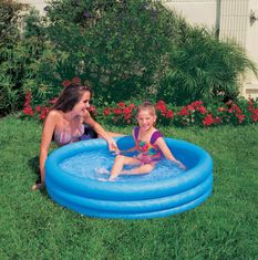 Intex Nafukovací bazén modrý 114 x 25 cm 3 komory