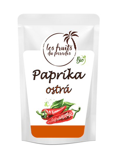 Fruits du Paradis Paprika ostrá mletá BIO 250 g
