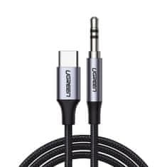 Ugreen AV143 audio kábel USB-C / 3.5mm mini jack 1m, šedý