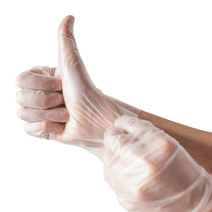 Espeon TPE rukavice nepudrované biele, 200 ks - veľkosť M