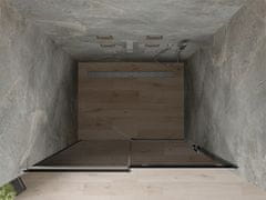 Mexen OMEGA posuvné sprchové dvere do otvoru 150 cm, šedé, 825-150-000-01-40