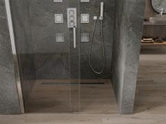 Mexen OMEGA posuvné sprchové dvere do otvoru 150 cm, 825-150-000-01-00