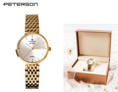 Peterson Elegantné dámske hodinky v klasickom štýle