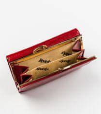 Rovicky Kvalitná dámska kožená peňaženka uzatváraná klopou a sponou