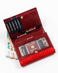 Peterson Štýlová dámska peňaženka vyrobená z lakovanej prírodnej kože RFID