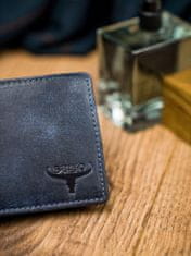Buffalo Wild RFID malá pánska peňaženka so zapínaním na cvok