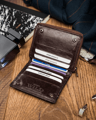 Always Wild Pánska kožená peňaženka na karty