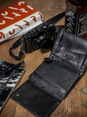 Pierre Cardin Vertikálna, štíhla pánska peňaženka vyrobená z kvalitnej RFID prírodnej kože