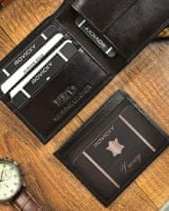 Always Wild Pevná, kožená pánska peňaženka s RFID ochranou a držiakom na kartu