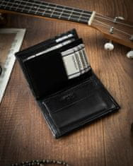 4U Cavaldi Veľká kožená peňaženka s ochranou Stop RFID