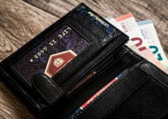Peterson Pánska peňaženka Pasral čierno-červená Universal