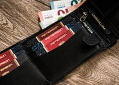 Peterson Značková pánska peňaženka z prírodnej kože