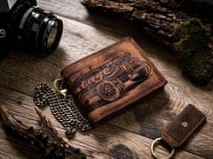 Peterson Pánska peňaženka z prírodnej nubukovej kože